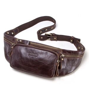 Mens Leather Crossbody Bag